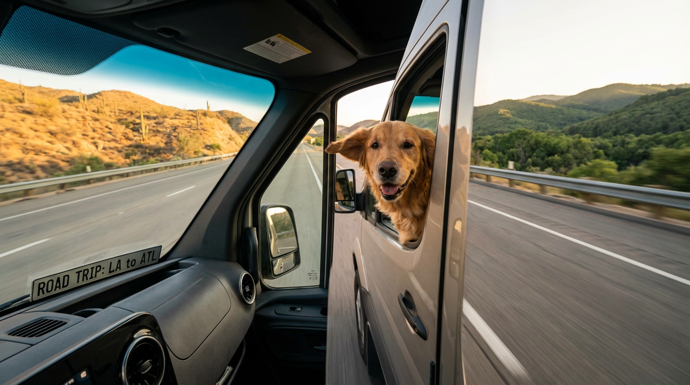 How to Transport a Dog from LA to Atlanta: A Cross-Country Guide